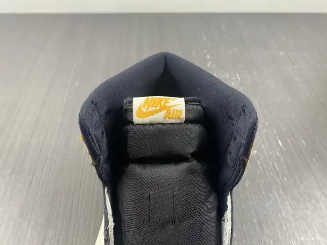 Reps TB Toe 555088-711 Air Jordan High OG 1 Yellow 0602